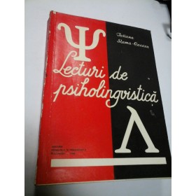 LECTURI DE PSIHOLINGVISTICA - TATIANA SLAMA-CAZACU - 1980